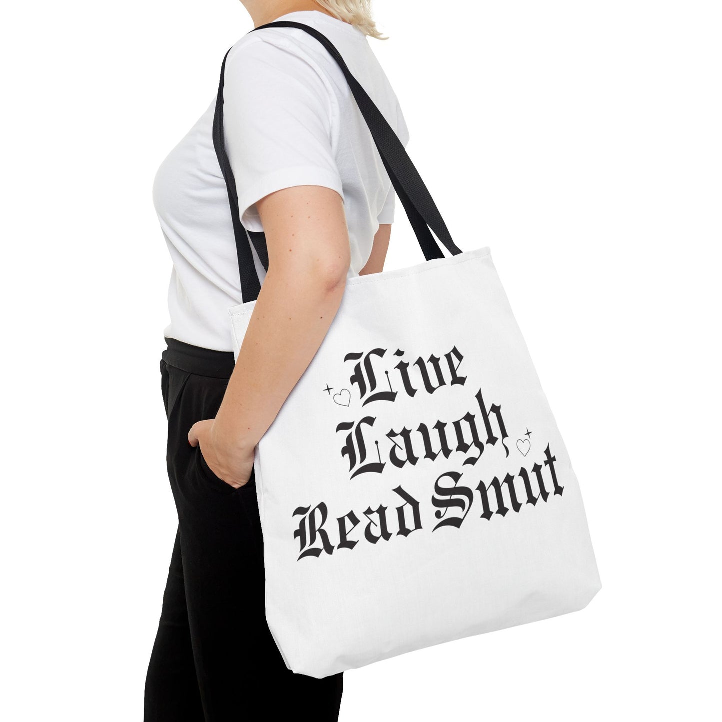 Live Laugh Read Smut Tote Bag