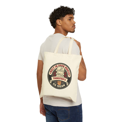 Thorsten's Ice Cream Cotton Canvas Tote Bag - Eco-Friendly Shopper
