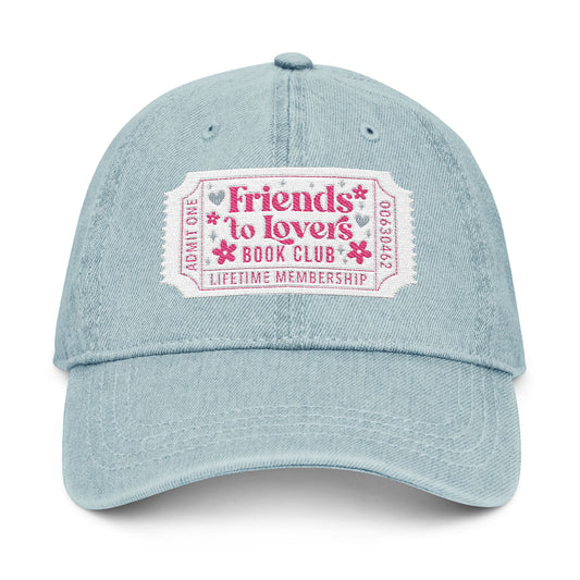 Friends to Lovers Book Club Denim Hat