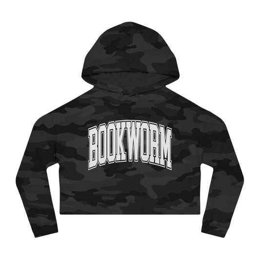 Bookworm Women’s Cropped Hooded Sweatshirt