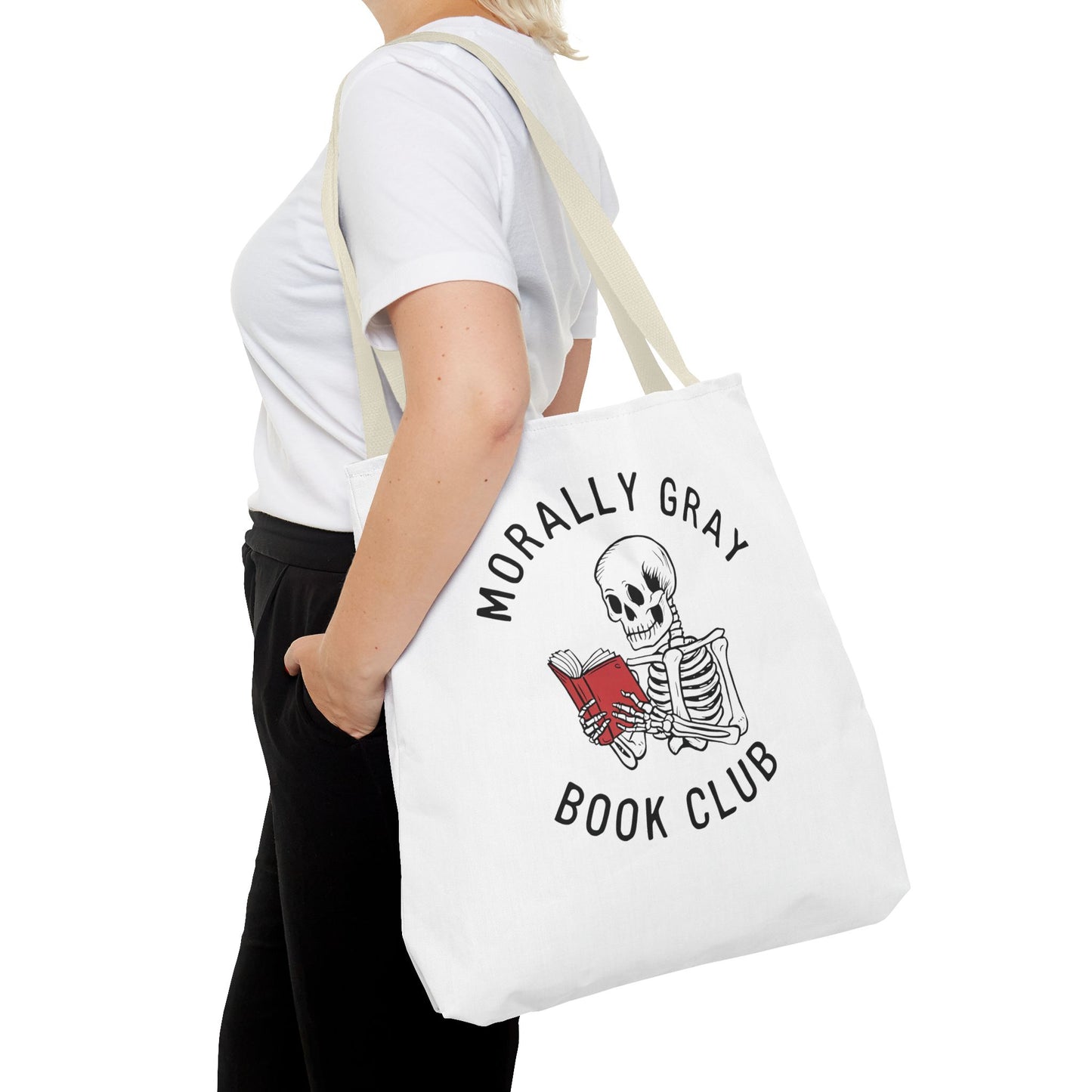 Morally Gray Book Club Tote Bag - Perfect for Book Lovers and Gifts