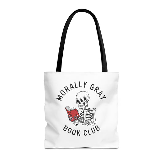 Morally Gray Book Club Tote Bag - Perfect for Book Lovers and Gifts