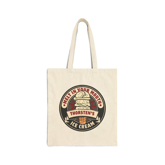 Thorsten's Ice Cream Cotton Canvas Tote Bag - Eco-Friendly Shopper